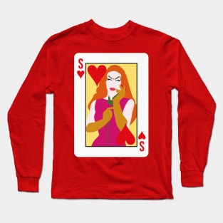 SASHA VELOUR CARD Long Sleeve T-Shirt